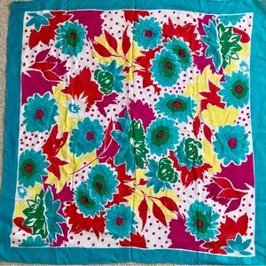 Morgan Taylor scarf. NWT from Macy’s. Colorful and light. 29x29”